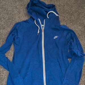 Nike Royal Blue Hoodie with White Accents